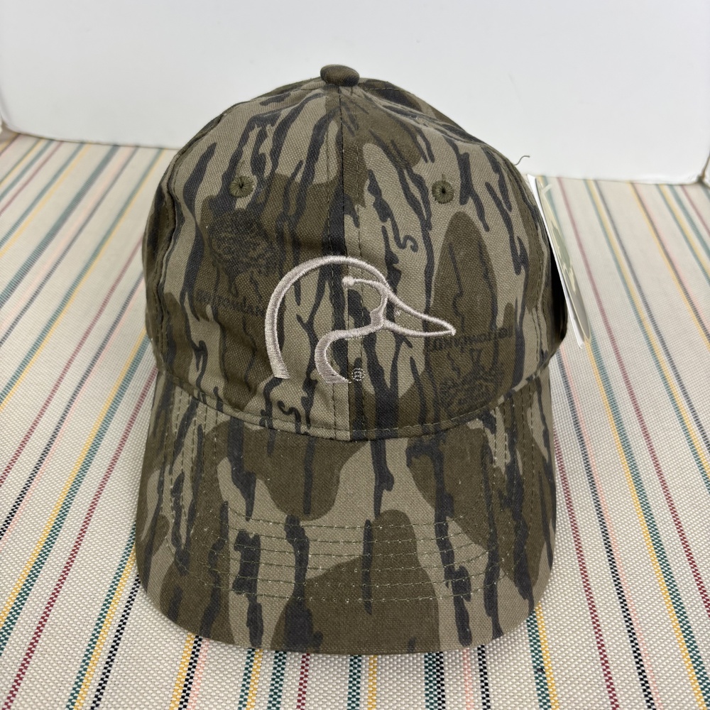 Ducks Unlimited Hat Cap Strap Back Mens One Size Mossy Oak Camo Logo